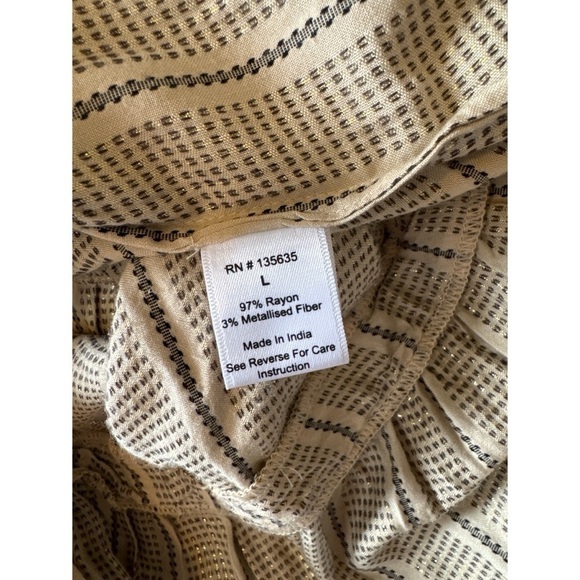 Love The Label Coba Stripe Sleeveless Midi Dress Size Large - Picture 8 of 8